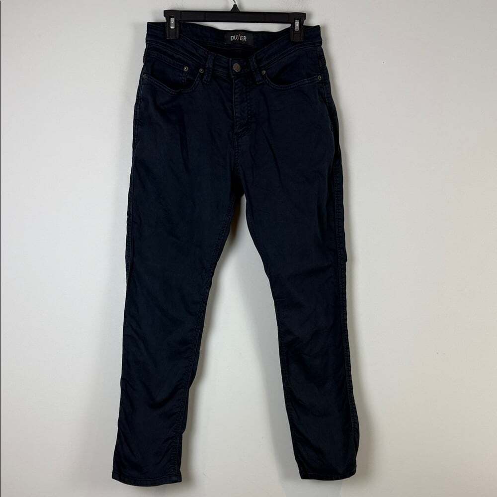 DU/ER Navy Blue N2X Relaxed Taper size 30 X 30
